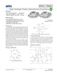 PA81J Datasheet Copertura