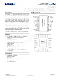 PAM8001XHR Datenblatt Cover