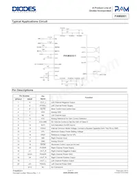 PAM8001XHR Datenblatt Seite 2