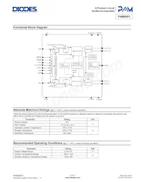 PAM8001XHR Datenblatt Seite 3