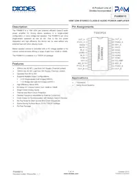 PAM8615RHR Datenblatt Cover