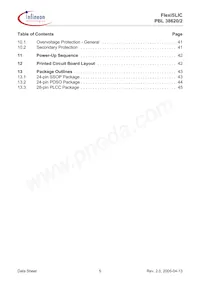 PBL38620/2SOA Datasheet Page 5