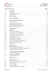 PBL38650/2QNT Datasheet Page 4