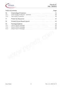 PBL38650/2QNT Datasheet Pagina 5