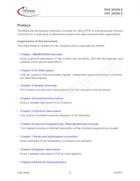 PEF 20256 E V3.2-G Datasheet Pagina 6