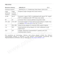 PEF 20532 F V1.3 Datasheet Pagina 4