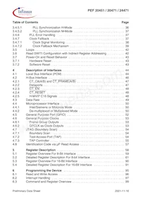 PEF 24471 E V1.3 Datasheet Pagina 6