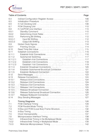 PEF 24471 E V1.3 Datasheet Pagina 7