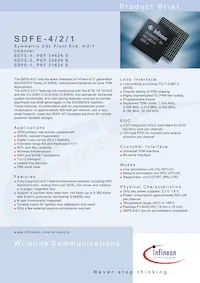 PEF 24624 E V2.2-G Datasheet Copertura