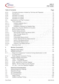 PEF 24901 H V2.2數據表 頁面 9