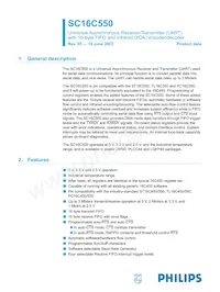 SC16C550IB48 Datenblatt Cover