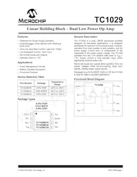 TC1029EOATR Datasheet Copertura