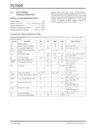 TC1029EOATR Datasheet Pagina 2