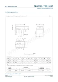 TDA1308AT/N2 Datasheet Pagina 10