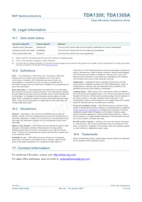 TDA1308AT/N2 Datasheet Page 18