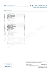 TDA1308AT/N2 Datasheet Page 19