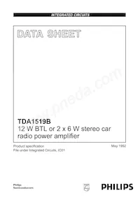 TDA1519B/N2數據表 封面
