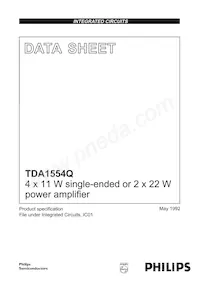 TDA1554Q/N2數據表 封面