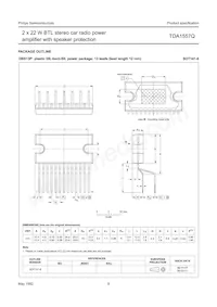 TDA1557Q/N2 Datasheet Pagina 9