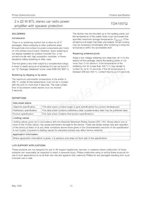 TDA1557Q/N2 Datasheet Pagina 10