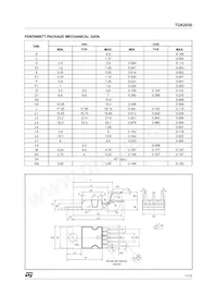 TDA2030V Datasheet Page 11