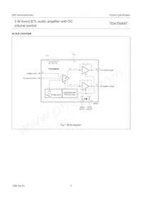 TDA7056AT/N2 Datasheet Pagina 3