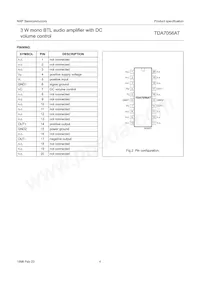 TDA7056AT/N2 Datasheet Pagina 4