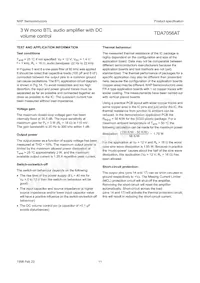 TDA7056AT/N2 Datasheet Pagina 11