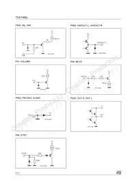 TDA7496L Datasheet Pagina 8