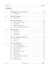 TDA7801SM Datasheet Page 2