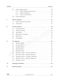 TDA7801SM Datasheet Page 3