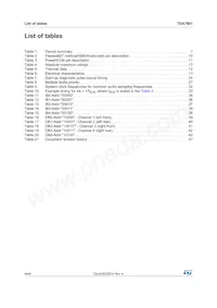 TDA7801SM Datasheet Page 4