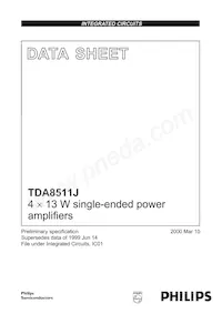 TDA8511J/N2 Datenblatt Cover