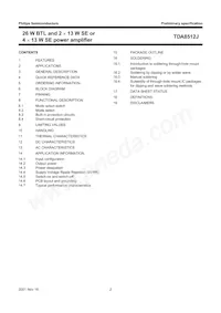 TDA8512J/N1 Datasheet Page 2