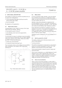 TDA8512J/N1 Datasheet Page 6