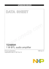 TDA8541T/N1 Datenblatt Cover