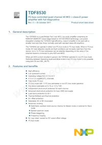 TDF8530TH/N1 Datasheet Cover