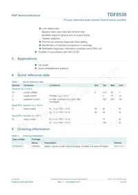 TDF8530TH/N1 Datenblatt Seite 2