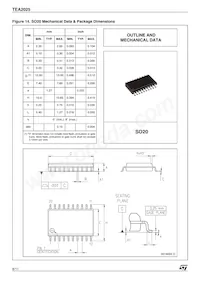 TEA2025D Datasheet Pagina 8