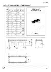 TEA2025D Datasheet Pagina 9