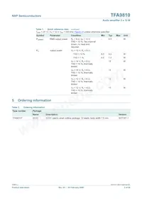 TFA9810T/N1 Datasheet Pagina 2