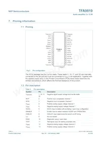 TFA9810T/N1 Datasheet Pagina 4