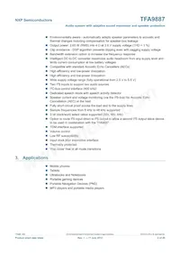 TFA9887UK/N2BZ Datasheet Page 2