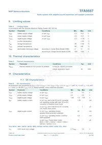 TFA9887UK/N2BZ數據表 頁面 9