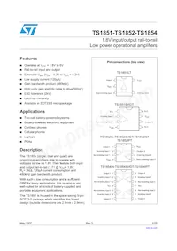 TS1854AIN Datasheet Copertura