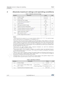 TS321AIYLT Datasheet Pagina 4