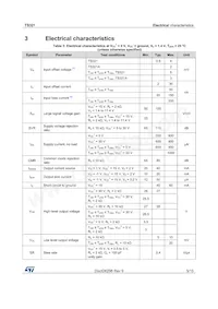 TS321AIYLT Datasheet Page 5