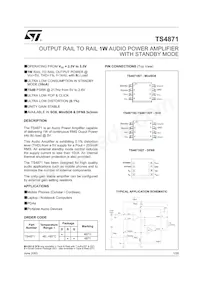 TS4871ID Datasheet Copertura