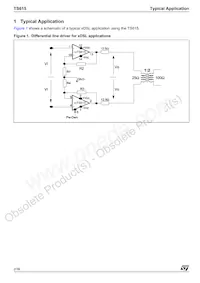 TS615IPWT Datasheet Pagina 2