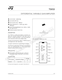 TS652IDT Datasheet Cover